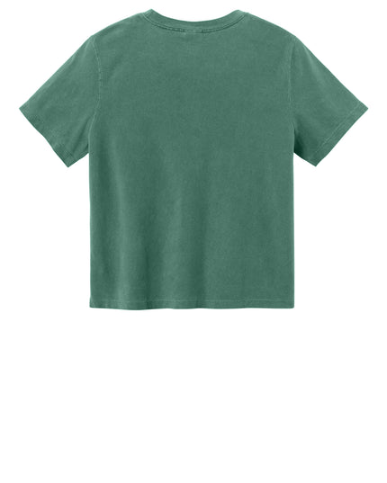 BELLA+CANVAS Women's Heavyweight Garment-Dyed Tee Washed Pine Back