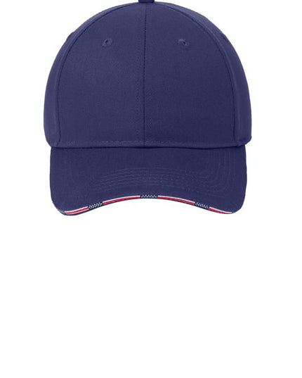 Port Authority Americana Flag Sandwich Cap C829