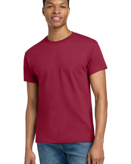 Gildan - Ultra Cotton 100% US Cotton T-Shirt.  2000 - Cardinal Red