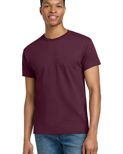 Gildan - Ultra Cotton 100% US Cotton T-Shirt.  2000 - Maroon