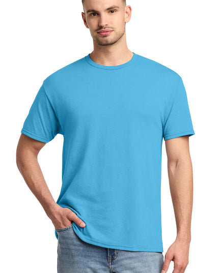 Jerzees -  Dri-Power 50/50 Cotton/Poly T-Shirt.  29M - Aquatic Blue