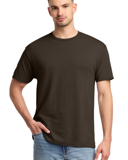 Jerzees -  Dri-Power 50/50 Cotton/Poly T-Shirt.  29M - Chocolate