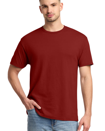 Jerzees -  Dri-Power 50/50 Cotton/Poly T-Shirt.  29M - Crimson