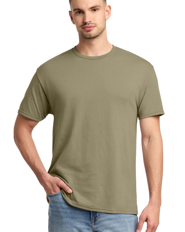Jerzees -  Dri-Power 50/50 Cotton/Poly T-Shirt.  29M - Khaki