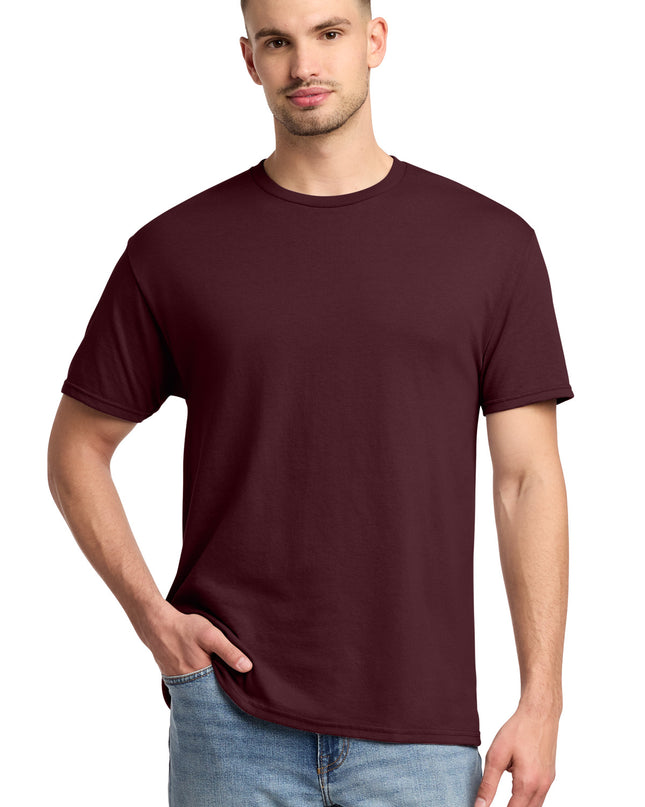 Jerzees -  Dri-Power 50/50 Cotton/Poly T-Shirt.  29M - Maroon