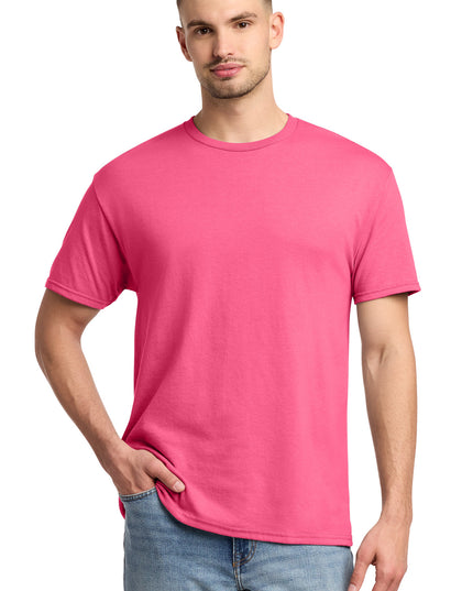 Jerzees -  Dri-Power 50/50 Cotton/Poly T-Shirt.  29M - Neon Pink