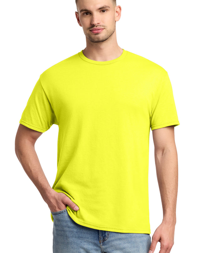 Jerzees -  Dri-Power 50/50 Cotton/Poly T-Shirt.  29M - Neon Yellow