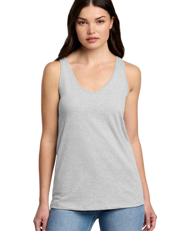 District Women's Perfect Blend CVC V-Neck Tank DT154