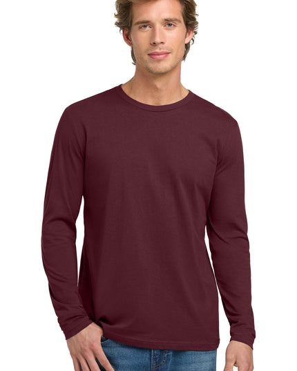 Next Level Cotton Long Sleeve Tee - Maroon