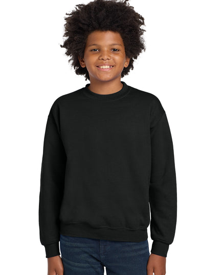 Gildan Youth Heavy Blend Crewneck Sweatshirt.  18000B