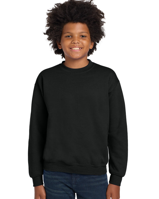 Gildan Youth Heavy Blend Crewneck Sweatshirt.  18000B