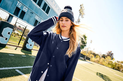 New Era Marled Knit Pom Beanie NE910