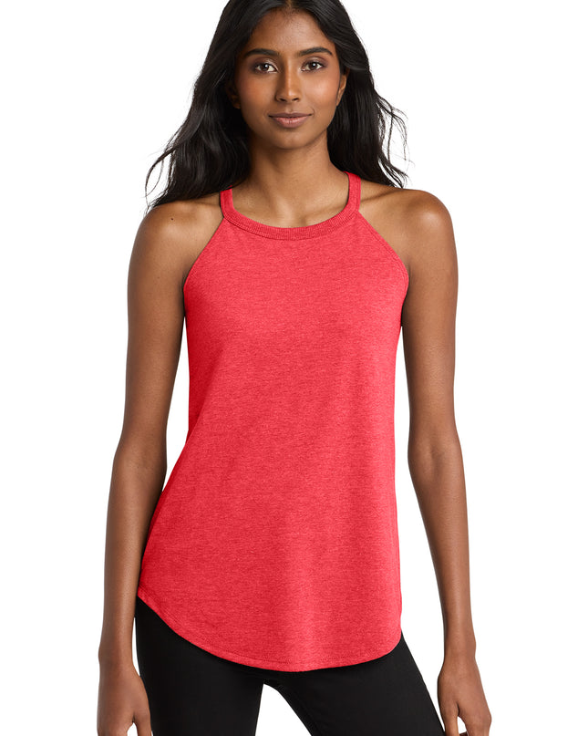 District   Women's Perfect Tri  Rocker Tank. DT137L
