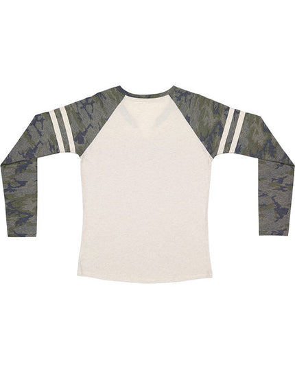 LAT Ladies' Gameday Mash-Up Long Sleeve Fine Jersey T-Shirt