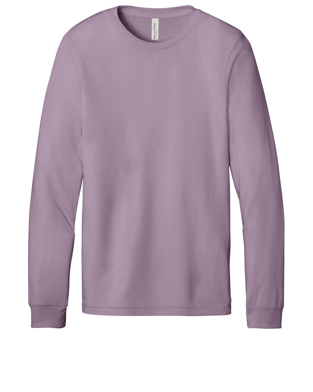 Bella+Canvas Long Sleeve Jersey Tee - Light Violet alternate view