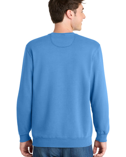 Port & Co Beach Wash Garment-Dyed Crewneck Sweatshirt PC098