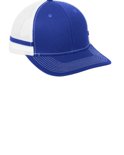 Port Authority Two-Stripe Snapback Trucker Cap C113