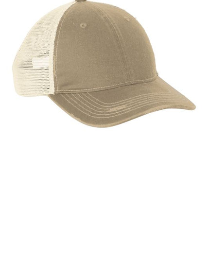Port Authority Distressed Mesh Back Cap C600