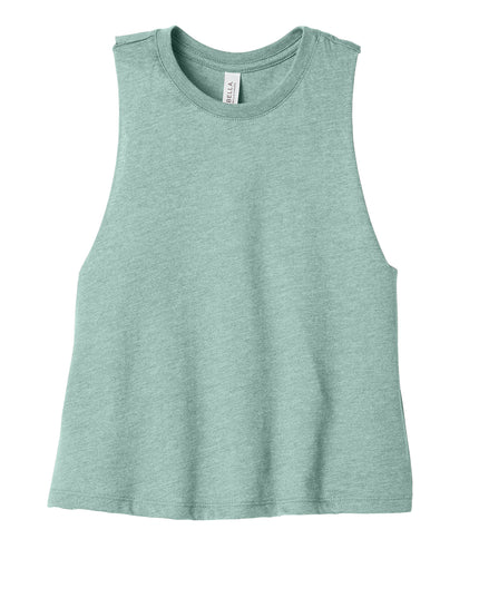 BELLA+CANVAS  Women's Racerback Cropped Tank. BC6682