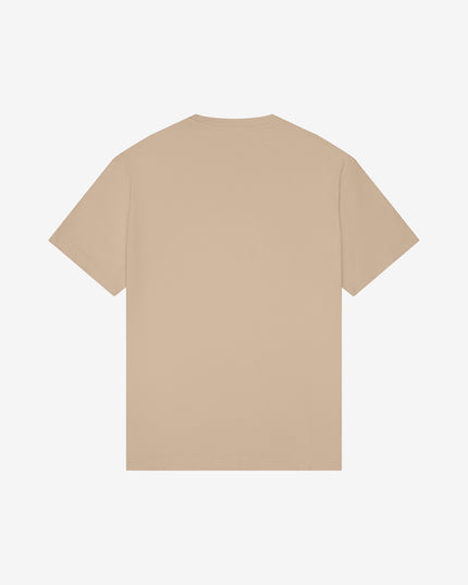 BELLA+CANVAS Heavyweight Boxy Tee Tan Back