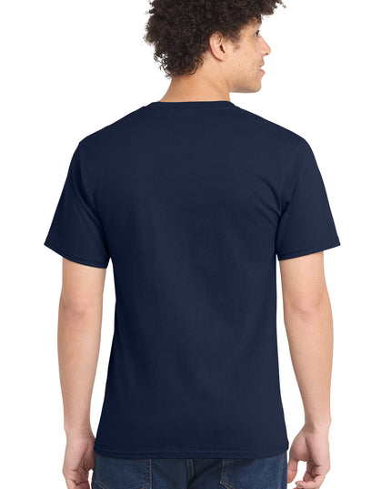 Port & Company Essential Tee Navy Back
