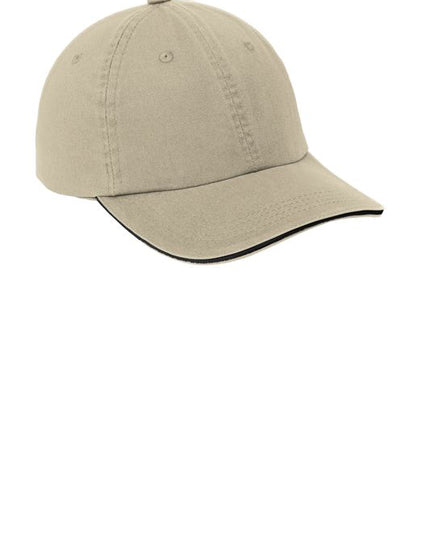 Port Authority Sandwich Bill Cap with Striped Closure C830