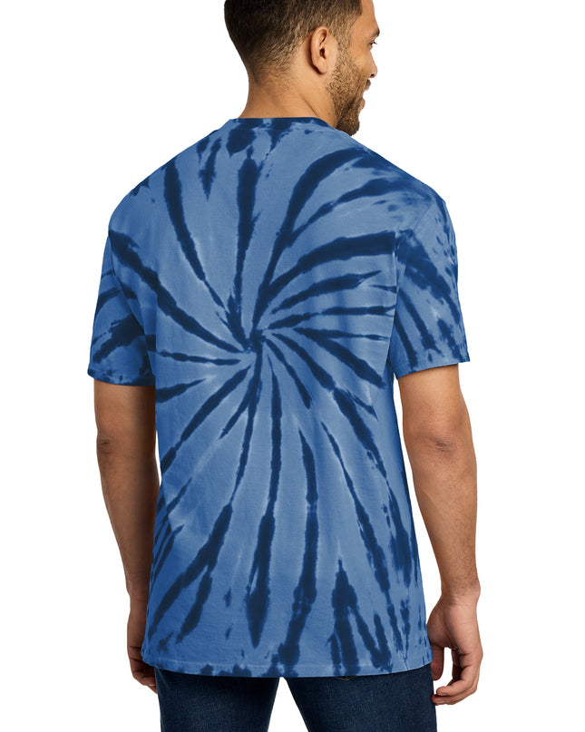 Port & Company Tie-Dye Tee Navy Back