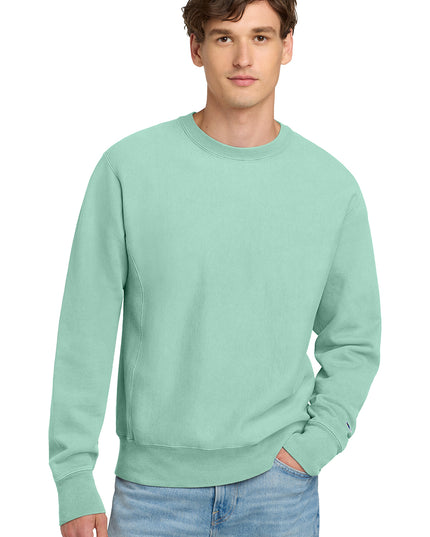 Champion  Reverse Weave  Garment-Dyed Crewneck Sweatshirt. GDS149