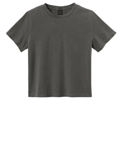BELLA+CANVAS Women's Heavyweight Garment-Dyed Tee Washed Charcoal Front