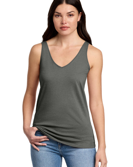 District Women's Perfect Blend CVC V-Neck Tank DT154