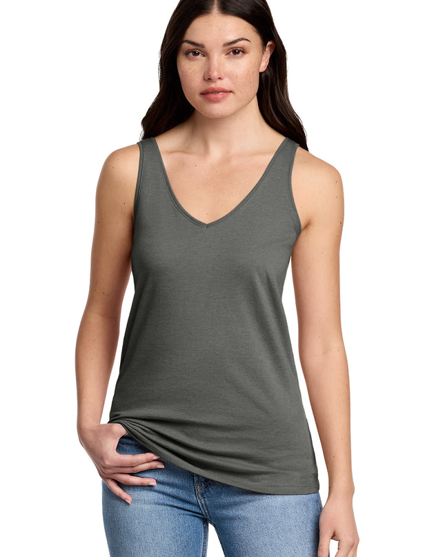 District Women's Perfect Blend CVC V-Neck Tank DT154