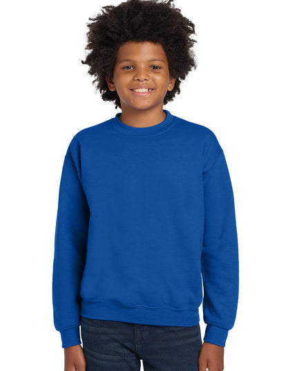Gildan Youth Heavy Blend Crewneck Sweatshirt.  18000B