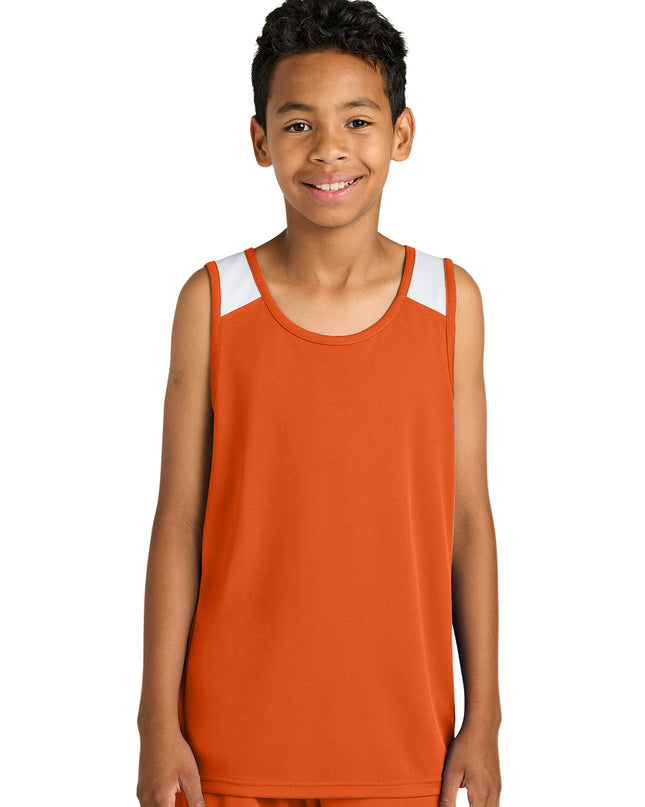 Sport-Tek Youth Club Track Tank YST446