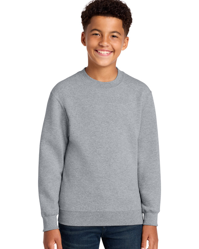 Port & Co Youth Core Fleece Crewneck Sweatshirt PC78Y
