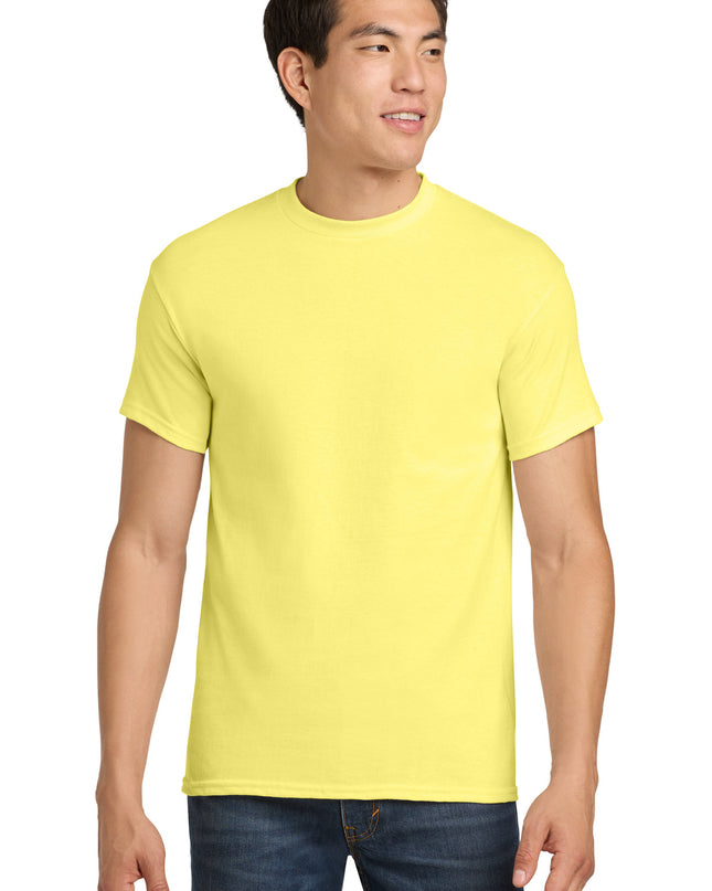 Gildan - Heavy Cotton 100% Cotton T-Shirt.  5000 - Cornsilk