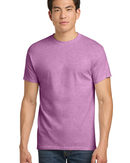 Gildan - Heavy Cotton 100% Cotton T-Shirt.  5000 - Heather Radiant Orchid