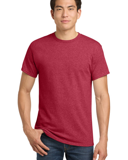 Gildan - Heavy Cotton 100% Cotton T-Shirt.  5000 - Heather Red