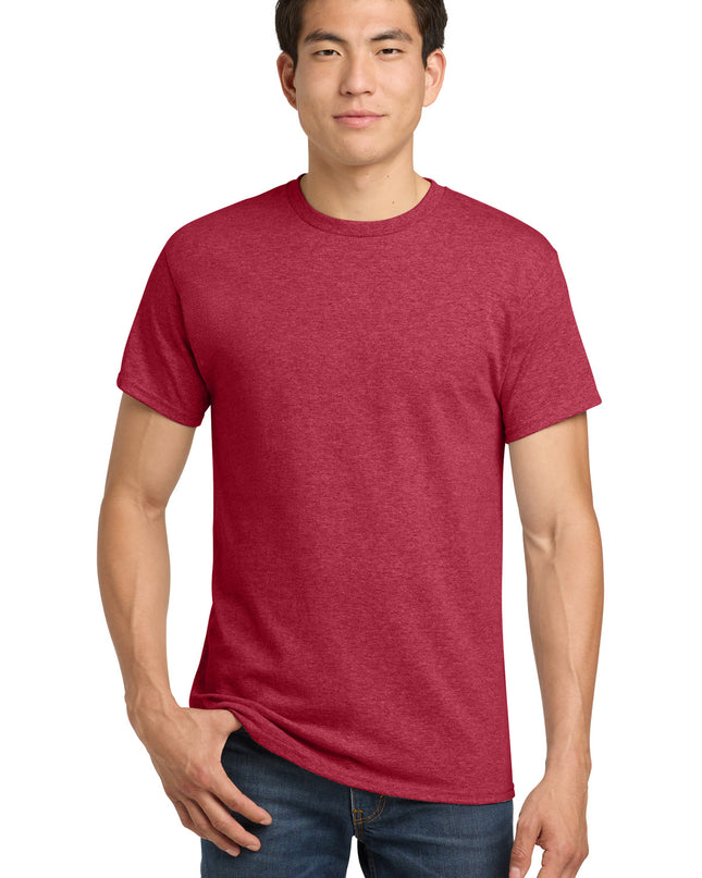 Gildan - Heavy Cotton 100% Cotton T-Shirt.  5000 - Heather Red