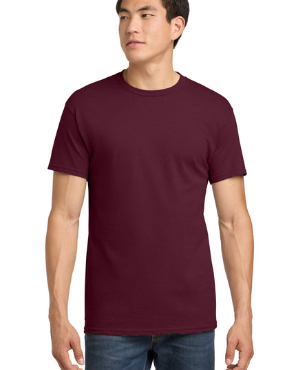Gildan - Heavy Cotton 100% Cotton T-Shirt.  5000 - Maroon