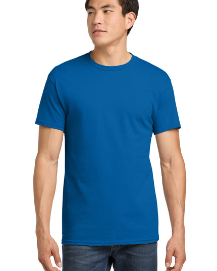 Gildan - Heavy Cotton 100% Cotton T-Shirt.  5000 - Neon Blue