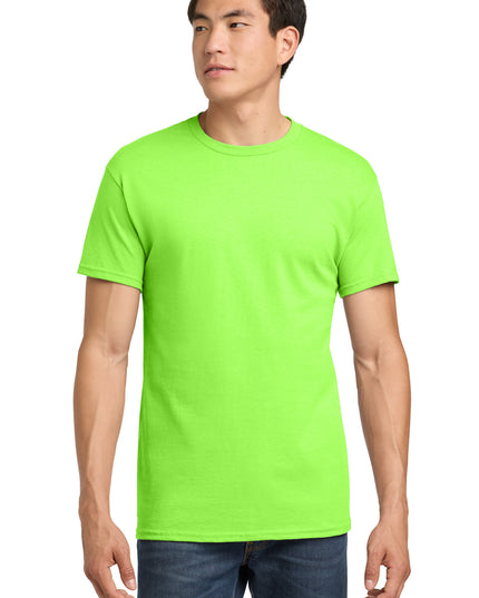 Gildan - Heavy Cotton 100% Cotton T-Shirt.  5000 - Neon Green