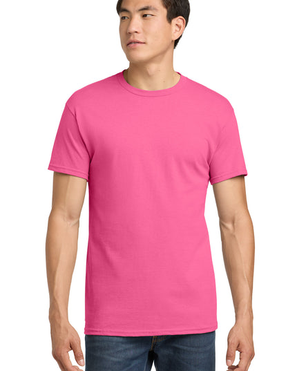Gildan - Heavy Cotton 100% Cotton T-Shirt.  5000 - Safety Pink