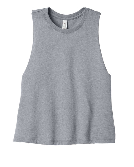 BELLA+CANVAS  Women's Racerback Cropped Tank. BC6682