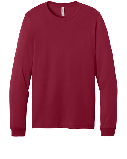 Bella+Canvas Long Sleeve Jersey Tee - Cardinal alternate view