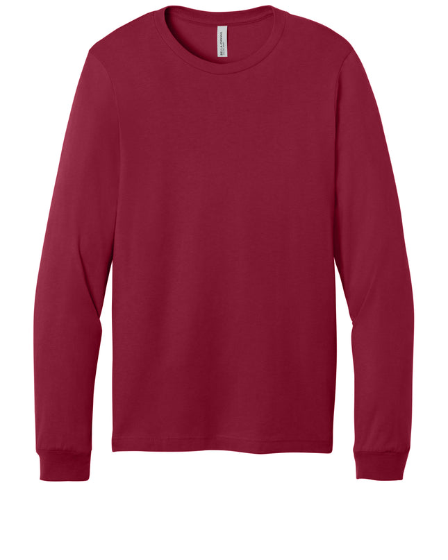 Bella+Canvas Long Sleeve Jersey Tee - Cardinal alternate view