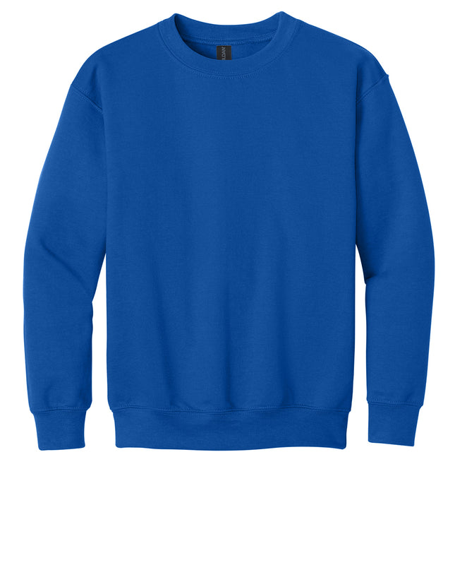 Gildan Youth Heavy Blend Crewneck Sweatshirt.  18000B
