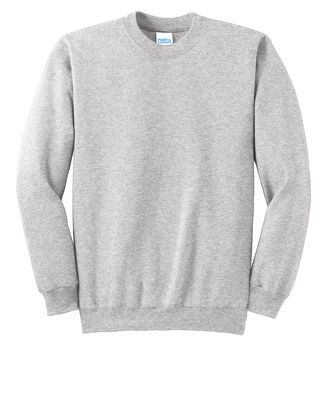 Port & Co Tall Essential Fleece Crewneck Sweatshirt. PC90T