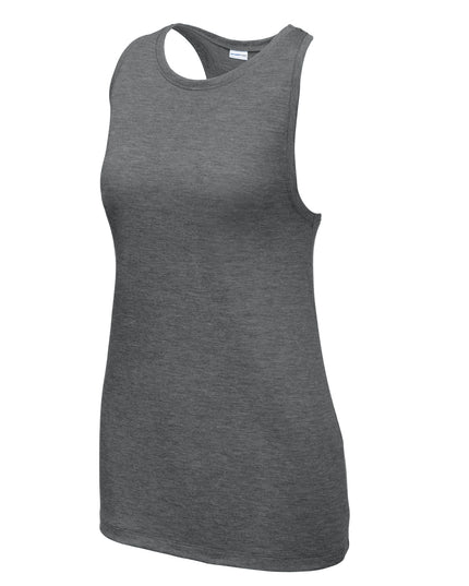 Sport-Tek  Women's PosiCharge  Tri-Blend Wicking Tank. LST402