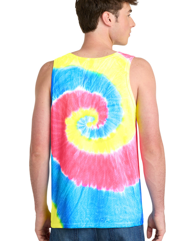 Port & Co Tie-Dye Tank Top.  PC147TT