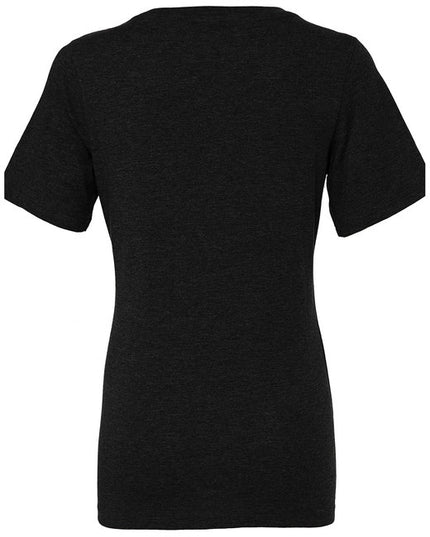 Ladies' Relaxed Heather CVC Jersey V-Neck T-Shirt